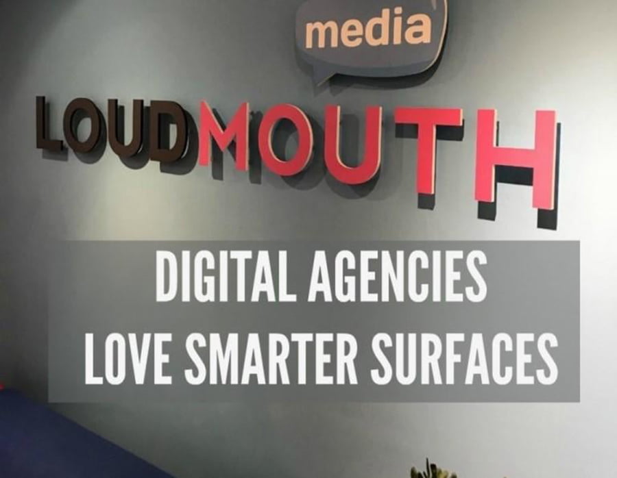 Digital agencies love Smarter Surfaces writable whiteboard wall surfaces